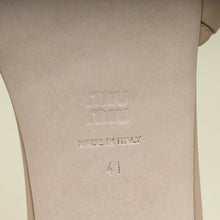 Miu Miu Beige Matelassé Slide Sandals 41