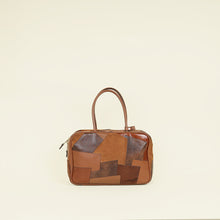 Miu Miu Cognac Patchwork Beau Bag