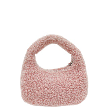 Miu Miu Rosa Shearling Mini Wander Handle Bag