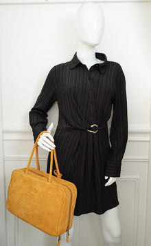 Miu Miu Whiskey Suede Beau Bag