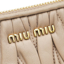 Miu Miu Nude Zip Matelassé Crossbody Bag