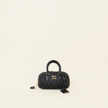 Miu Miu Black Matelassé Arcadie Mini Bag