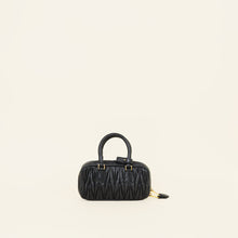 Miu Miu Black Matelassé Arcadie Mini Bag