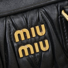 Miu Miu Black Matelassé Arcadie Mini Bag