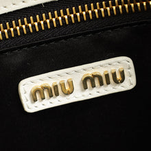 Miu Miu White Matelasse Chain Flap Bag