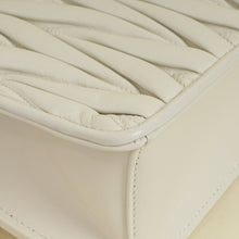 Miu Miu White Matelasse Chain Flap Bag