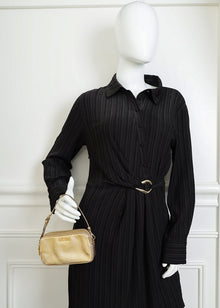 Miu Miu Metallic Gold Double Zip Handbag