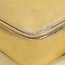 Miu Miu Metallic Gold Double Zip Handbag