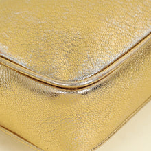 Miu Miu Metallic Gold Double Zip Handbag