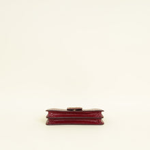 Miu Miu Burgundy Crocodile Mini Shoulder Bag