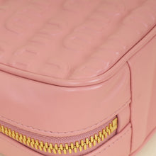 Miu Miu Pink Softy Logo Embossed Chain Shoulder Bag