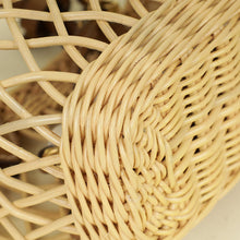 Miu Miu Bicolor Wicker Basket Tote Bag