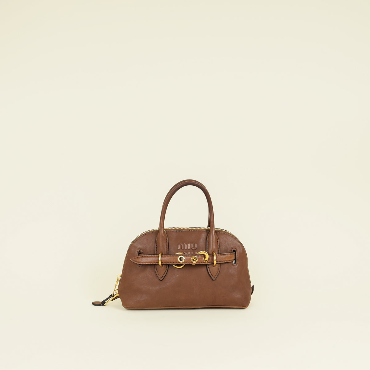 Miu Miu Tundra Aventure Nappa Top-Handle Bag
