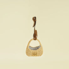 Miu Miu Bicolor Wander Wicker Bag Charm