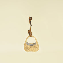 Miu Miu Bicolor Wander Wicker Bag Charm