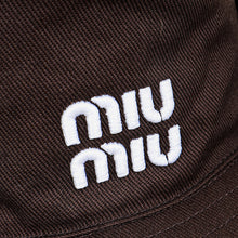 Miu Miu Dark Brown Drill Hat