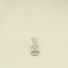Miu Miu Bicolor Cut Out Logo Heeled Mules 38.5