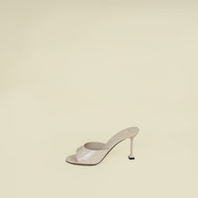 Miu Miu Bicolor Cut Out Logo Heeled Mules 38.5