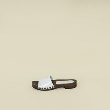 Miu Miu White Logo Clogs Sandal 38