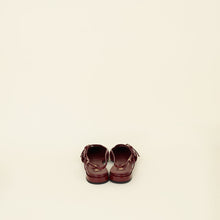 Miu Miu Burgundy Buckles Slingback Flat 39.5