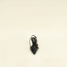 Miu Miu Black Buckles Slingback Pumps 39