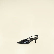 Miu Miu Black Buckles Slingback Pumps 39