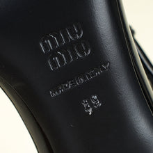 Miu Miu Black Buckles Slingback Pumps 39