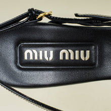 Miu Miu Black Buckles Slingback Pumps 39