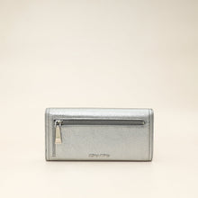Miu Miu Metallic Silver Crystal Continental Wallet
