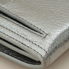 Miu Miu Metallic Silver Crystal Continental Wallet