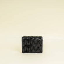 Miu Miu Black Small Matelassé Nappa Wallet