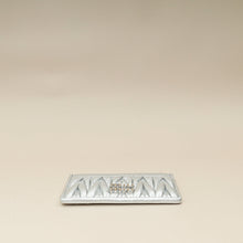 Miu Miu Metallic Silver Matelassé Nappa Card Holder