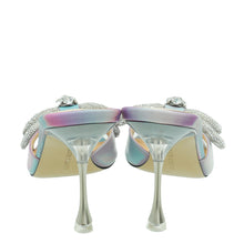 Mach & Mach Led Pink Double Bow Square Mules 37.5