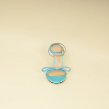 Mach & Mach Sky Blue French Bow Embellished Sandal 37.5