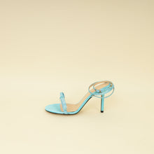 Mach & Mach Sky Blue French Bow Embellished Sandal 37.5