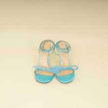 Mach & Mach Sky Blue French Bow Embellished Sandal 37.5