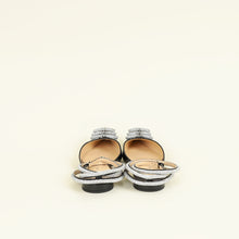 Mach & Mach Black Triple Heart Ankle Strap Flats 41