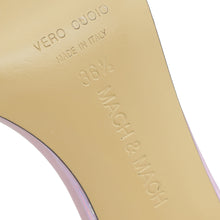 Mach & Mach Liliac Iridescent French Bow Sandal 36.5