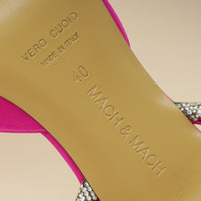 Mach & Mach Fuchsia Satin Triple Heart Pumps 40