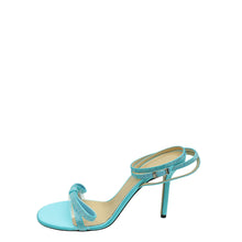 Mach & Mach Sky Blue French Bow Embellished Sandal 37.5