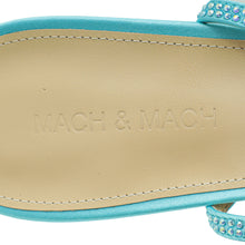 Mach & Mach Sky Blue French Bow Embellished Sandal 37.5
