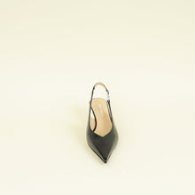Mach & Mach Black Pointed Toe Crystal Bow Pumps 37