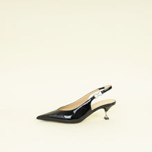Mach & Mach Black Pointed Toe Crystal Bow Pumps 37