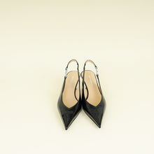 Mach & Mach Black Pointed Toe Crystal Bow Pumps 37