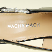 Mach & Mach Black Pointed Toe Crystal Bow Pumps 37