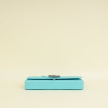 Manolo Blahnik Tiffany Satin Gothisi Jewel Buckle Clutch