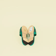 Manolo Blahnik Green Martamod Flat Slides Sandal 36