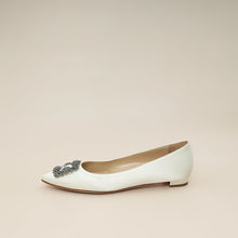 Manolo Blahnik Cream Hangisi Flats 41.5