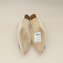Manolo Blahnik Cream Hangisi Flats 41.5