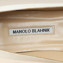 Manolo Blahnik Cream Hangisi Flats 41.5